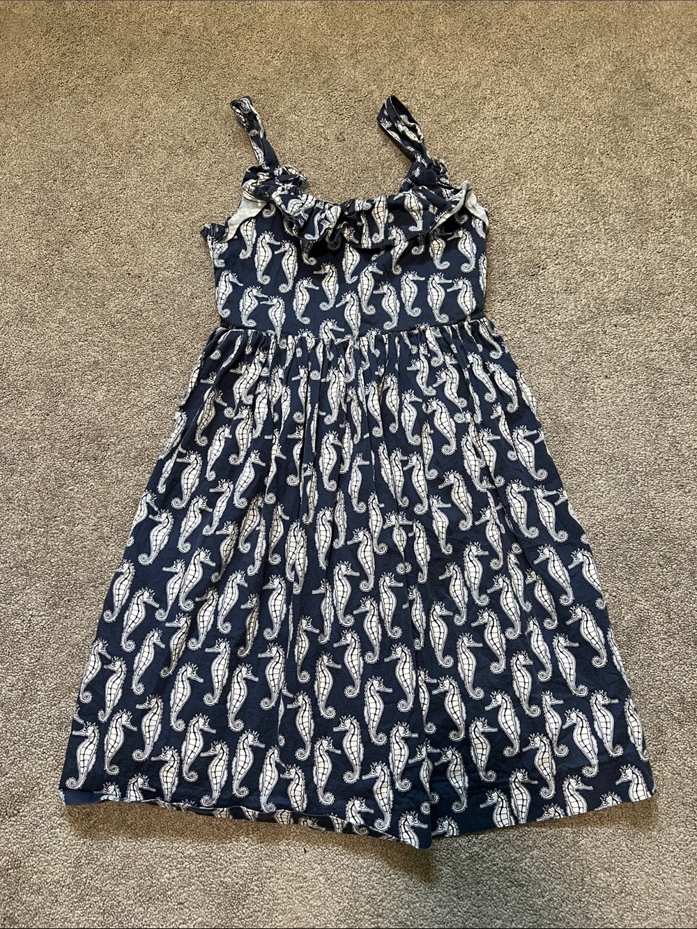 Rachel Riley Seashorse Midi Sundress Size 10Y